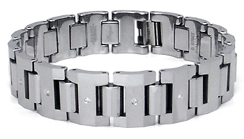 Tungsten Carbide Diamond Bracelet