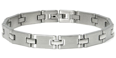 Stainless Steel Satin Finish Link Bracelet Stainless Steel Satin Finish Link Bracelet