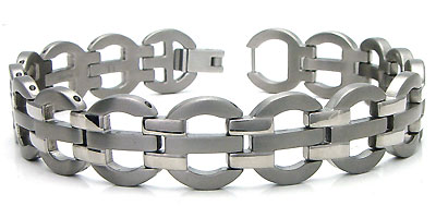 Titanium Men's Link Bracelet