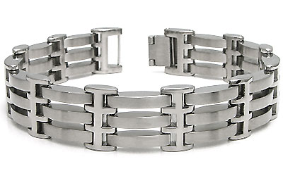 Titanium Men's Caterpillar / Tanker Track Bracelet