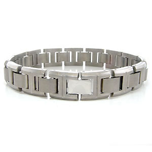Titanium Men's Link Bracelet