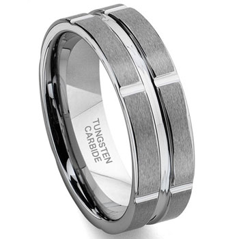 XENOS Tungsten Carbide Band Ring
