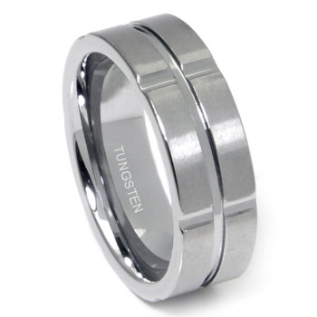 XENOS Tungsten Carbide Band Ring