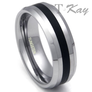 LONZO Tungsten Carbide Wedding Ring