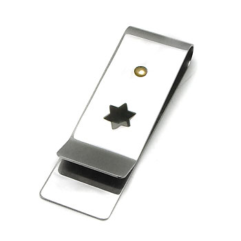 gold star of david. Star of David Clip w/ 18K