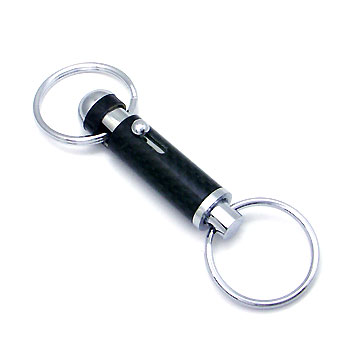 COLIBRI Stainless Steel Carbon Fiber Key Ring
