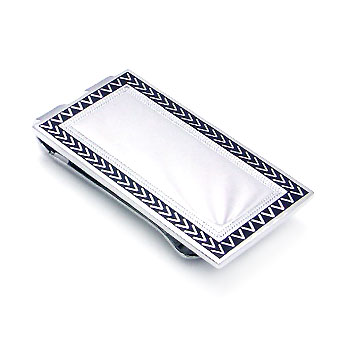 COLIBRI Stainless Steel Embroidered Money Clip