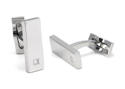 ST Dupont Platinum Diamond Cufflinks