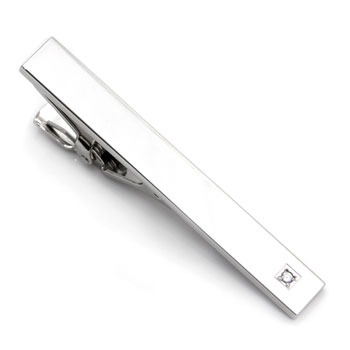 ST Dupont Platinum Diamond Tie Clip