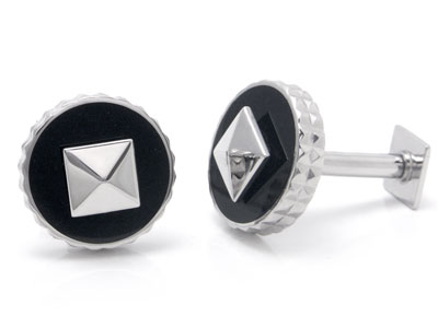 ST Dupont Palladium Reversible Cufflinks
