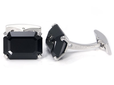 ST Dupont Palladium Black Gem Cufflinks