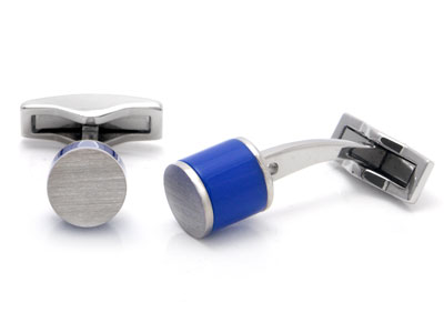 ST Dupont Palladium Blue Resin Cufflinks