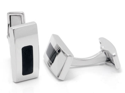 ST Dupont Palladium Black Lacquer Cufflinks
