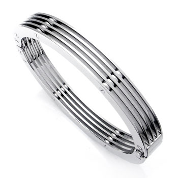 Zoppini Stainless Steel Cuff Bracelet Small