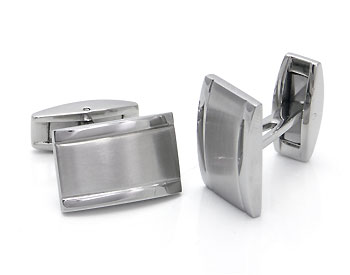 COLIBRI CONTOUR Stainless Steel Cufflinks