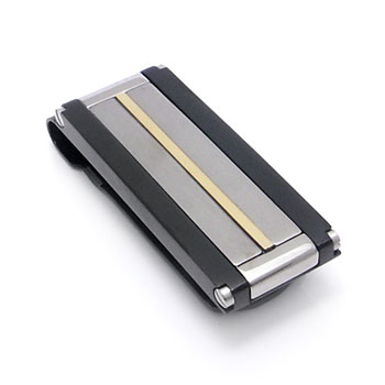 Dolan Bullock GENEVA 18K Gold Titanium Steel Money Clip