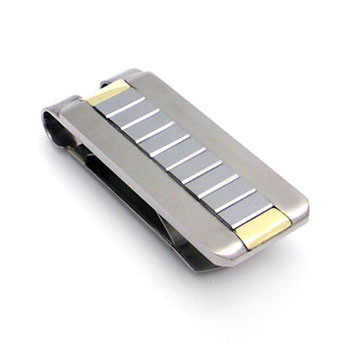 Dolan Bullock 18K Gold & Tungsten Titanium Money Clip