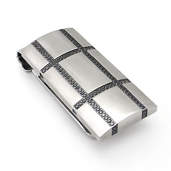 Dolan Bullock EMBER Black Diamond Steel Money Clip