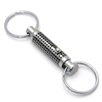 COLIBRI ABYSS Stainless Steel Titanium Key Ring