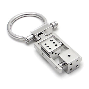 Dolan Bullock DICE Sterling Silver Key Ring