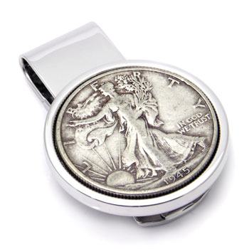 Dolan Bullock Walking Liberty Coin Sterling Silver Money Clip
