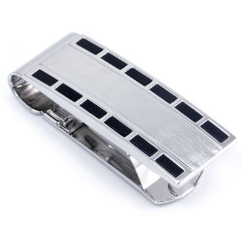 Dolan Bullock REALM Sterling Silver Money Clip Cufflinks Gift Set