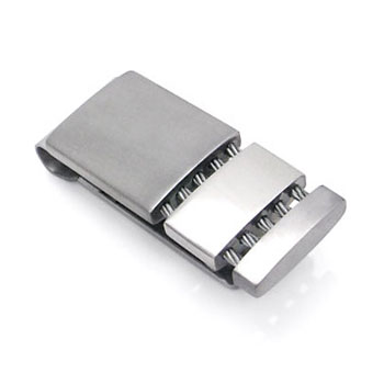 Titanium Cable  Money Clip