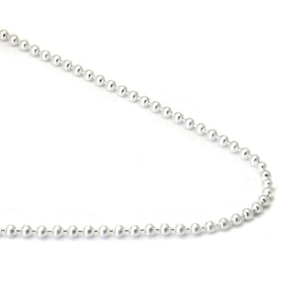 Bastian Inverun Sterling Silver High Polish 2MM Bead Chain