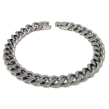 Men's Titanium Curb Link Bracelet