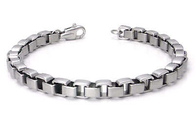COLIBRI Stainless Steel Box Link Bracelet