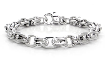 Dolan Bullock Sterling Silver Barbell Link Bracelet
