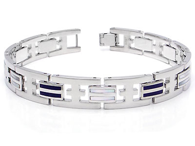 Dolan Bullock DYNASTY Mother of Pearl Silver Bracelet