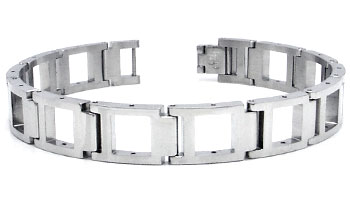 Manuel.Zed High Polished Stainless Steel 11MM Bracelet