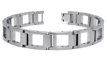 Manuel.Zed Matte Stainless Steel 11MM Bracelet