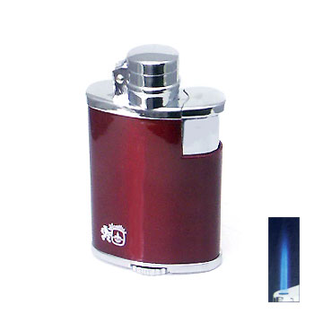 Colibri Flask Satin/Polished Red Lighter