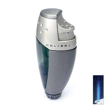 Colibri Talon II Satin Silver/Dark Gunmetal Lighter