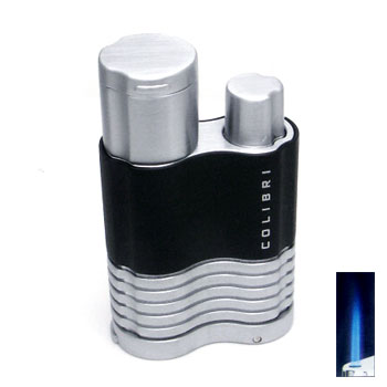 Colibri Commander Matte Black/Satin Silver Lighter