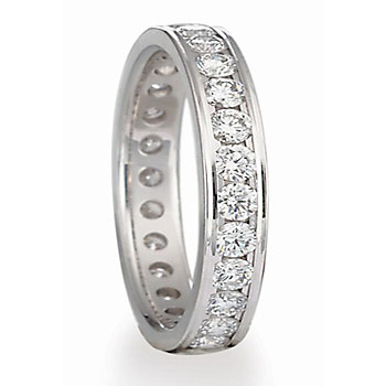 Benchmark 14K White or Yellow Gold Diamond Wedding Band 1.10 TCW