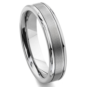 Tungsten Rings vs Titanium Rings . Tungsten and men's titanium rings ...