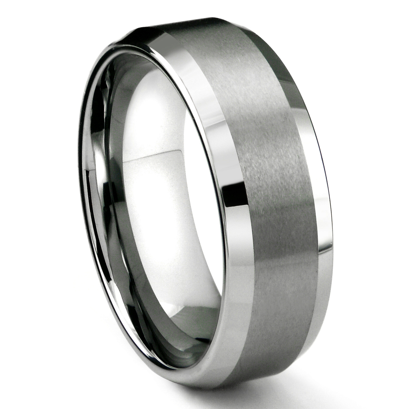 RASORET Tungsten Carbide Ring in Comfort Fit and Satin Finish