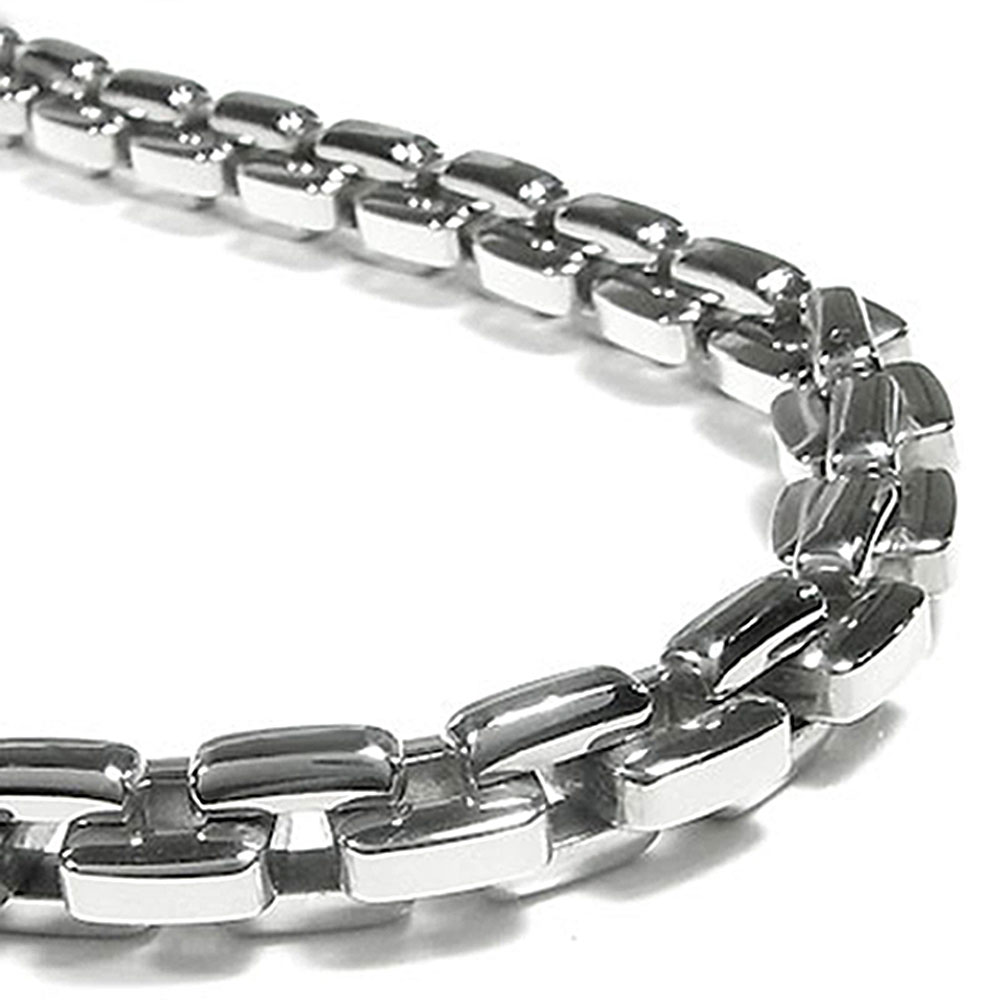 Stainless Steel Men's Large Box Link Necklace Chain Stainless Steel Chain For Men