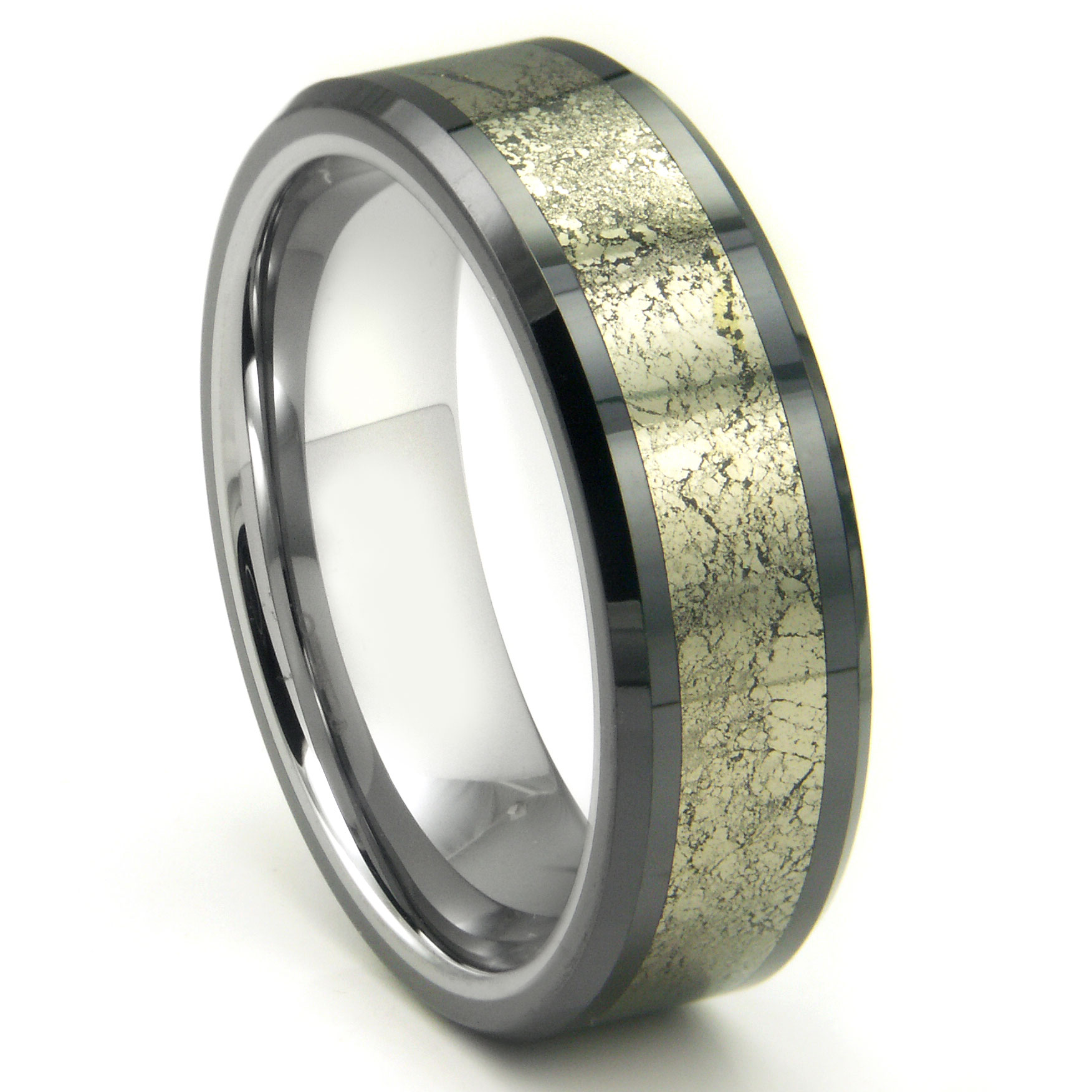 ... fantastic alternative to traditional yellow gold wedding bands for men