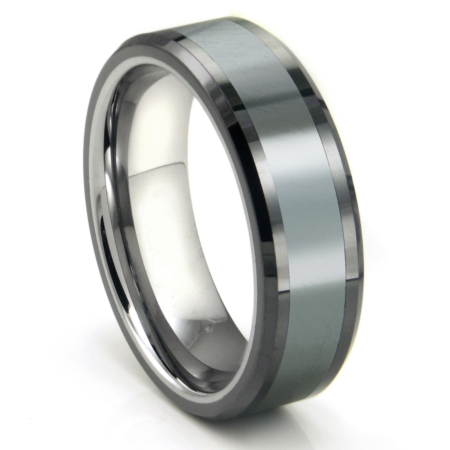 Tungsten metal wedding rings