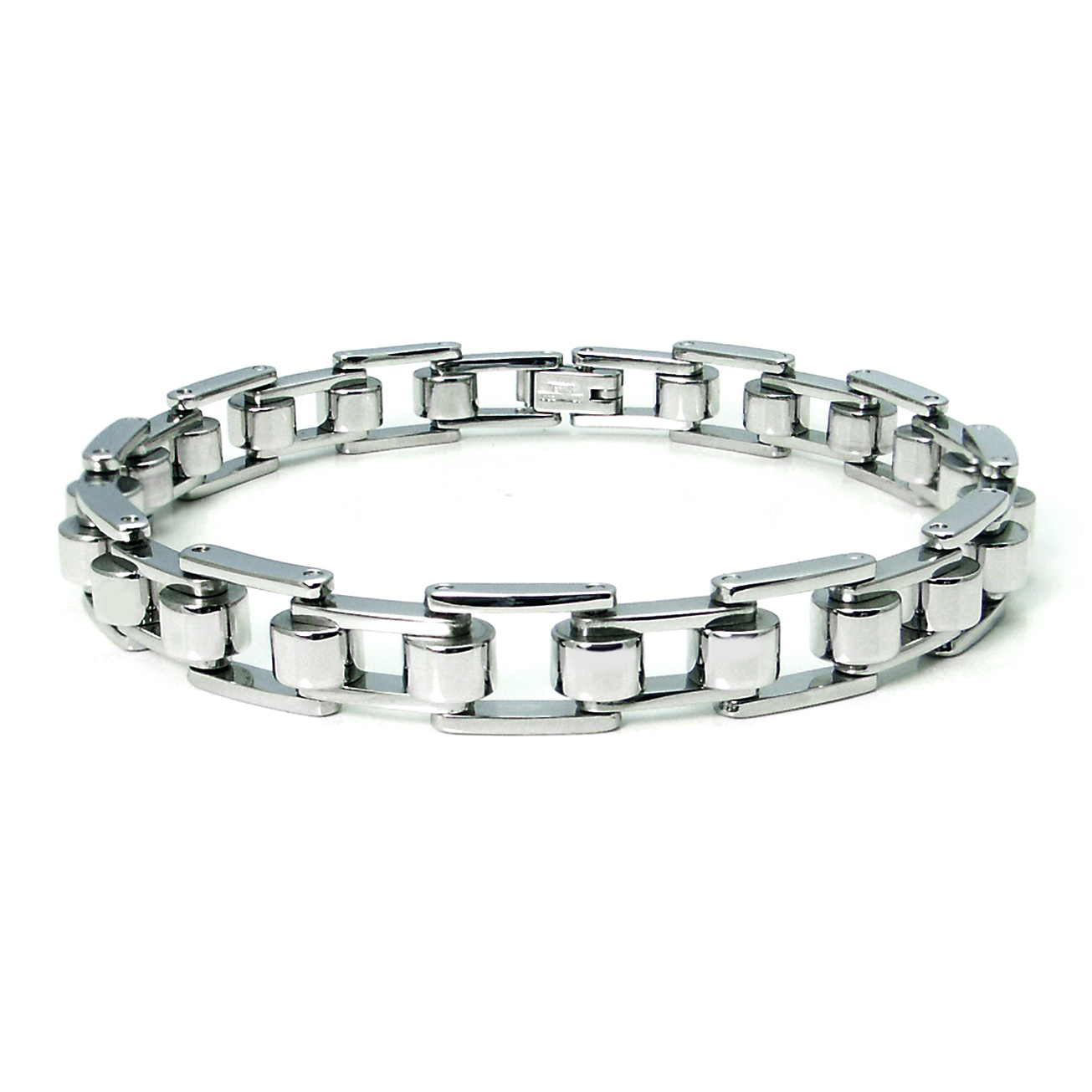 thumbnail image 2 of Men 925 Sterling Silver Solid Miami Cuban Link Chain Bracelet 2 of 12