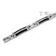 Men's Titanium Long Black Cable Link Bracelet