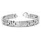 Stainless Steel Satin Link Men's Bracelet