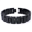 Black Tungsten Carbide Men's Link Bracelet