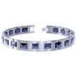 Titanium Black Resin Men's Bracelet