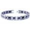 Titanium Black Resin Men's Bracelet