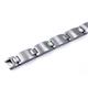 Titanium 14KT Gold Inlaid Men's Bracelet